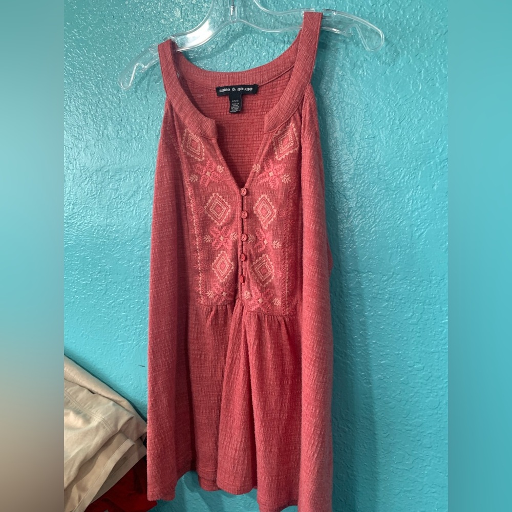 Cable and gauge shirt